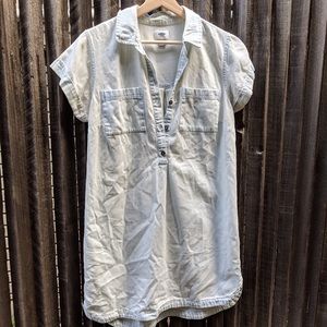 Chambray Shirt Dress